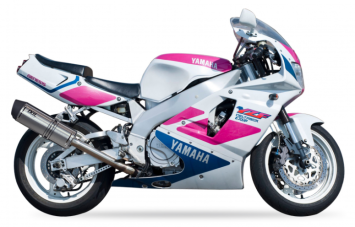 IXIL Hexoval Xtrem Evolution RVS Einddemper met E-keur YZF 750 R 1993 1998