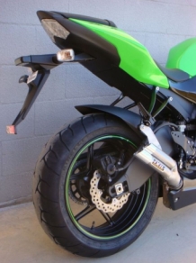 Ixil Hyperlow Dual RVS Einddemper zonder E-keur Kawasaki ZX-10R 2008 > 2010