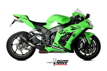 Mivv MK3 Carbon Einddemper met E-keur Kawasaki ZX-10 R / RR / SE 2016 > 2024