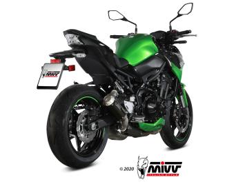 Mivv MK3 Carbon Einddemper met E-keur Kawasaki Z900 2020 > 2024