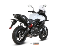 Mivv Oval Titanium Volledig Uitlaatsysteem met E-keur Kawasaki Versys 650 2015 > 2020