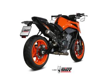 Mivv MK3 RVS Black Einddemper zonder E-keur KTM 790 Duke 2018 > 2020