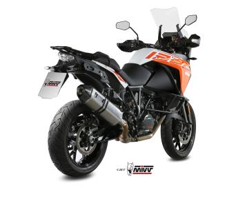 Mivv Speed Edge RVS Slip-on Einddemper met E-keur KTM 1290 Super / R / S / T Adventure 2015 > 2020