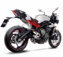 LV One Evo Carbon Slip-on Einddemper zonder E-keur TRIUMPH STREET TRIPLE 765 S-SA2-R-RS 2017 - 2022