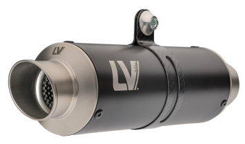 Leovince GP Corsa Black Edition Einddemper zonder E-keur Kawasaki Ninja 400 2018 - 2023