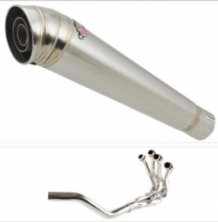 Lextek MP4 RVS Compleet Uitlaatsysteem zonder E-keur Suzuki GSX-R600 2006 > 2010