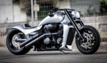 Miller El Grande Compleet Uitlaatsysteem RVS Black met E-keur incl. Standard Endcap Suzuki Intruder M1800 R / R2 / RZ 2006 > 2016