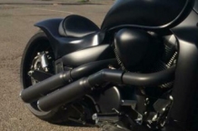 Miller El Grande Compleet Uitlaatsysteem RVS Black met E-keur incl. Standard Endcap Suzuki Intruder M1800 R / R2 / RZ 2006 > 2016