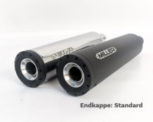 Miller El Grande Compleet Uitlaatsysteem Polished RVS met E-keur incl. Standard Endcap Suzuki Intruder M1800 R / R2 / RZ