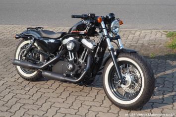 Miller Silverado II Slip-on Einddemper Set Polished of Matt Zwart met E-keur incl. Katalysator Harley Davidson Sportster XL1200 2014 - 2016