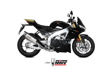 Mivv SR-1 Titanium Einddemper met E-keur Aprilia Tuono V4 1100 2021 - 2024