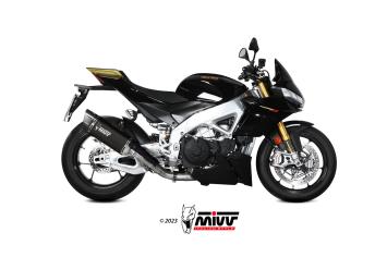 Mivv SR-1 Black Titanium Einddemper met E-keur Aprilia Tuono V4 1100 2021 - 2024