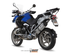 Mivv Speed Edge RVS Slip-on Einddemper met E-keur BMW R 1200 GS 2004 > 2007