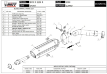 Mivv Suono RVS Black Slip-on Einddemper met E-keur BMW R 1200 R 2008 > 2010