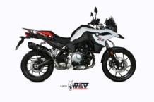 Mivv Suono RVS Black Slip-on Einddemper met E-keur BMW F 750 GS 2018 > 2024