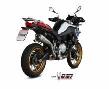 Mivv Delta Race RVS Slip-on Einddemper met E-keur BMW F 850 GS 2018 > 2024