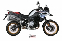 Mivv Delta Race RVS Slip-on Einddemper met E-keur BMW F 850 GS 2018 > 2024