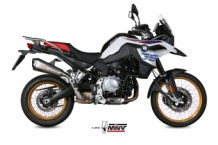 Mivv Delta Race RVS Slip-on Einddemper met E-keur BMW F 850 GS 2018 > 2024