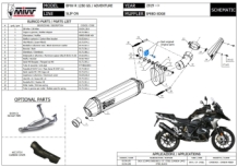 Mivv Speed Edge RVS Slip-on Einddemper met E-keur BMW R 1250 GS 2019 > 2023