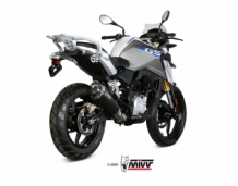 Mivv Delta Race RVS Black Volledig Uitlaatsysteem met E-keur BMW G 310 GS 2017 > 2024