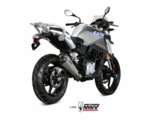 Mivv Delta Race RVS Slip-on Einddemper met E-keur BMW G 310 GS 2017 > 2024