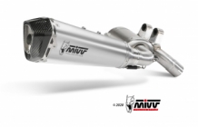 Mivv Delta Race RVS Slip-on Einddemper met E-keur BMW F900R 2020 > 2025