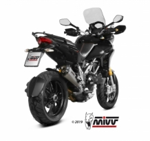 Mivv Delta Race RVS Slip-on Einddemper met E-keur Ducati Multistrada 1200 2010 > 2014
