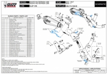 Mivv Delta Race RVS Black Slip-on Einddemper zonder E-keur Ducati Multistrada 1260 2018 > 2020