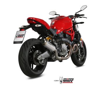 Mivv GP Pro Titanium Slip-on Einddemper met E-keur Ducati Monster 821 2018 > 2020