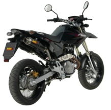 2x Mivv GP Carbon Slip-on Einddempers met E-keur Honda FMX 650 2005 > 2006