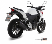 Mivv Suono RVS Black Slip-on Einddemper met E-keur Honda CB 500 F 2013 > 2015