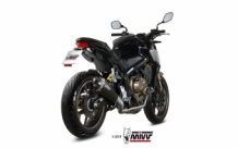 Mivv Delta Race RVS Black Compleet Uitlaatsysteem met E-keur CB 650 R 2019 > 2023