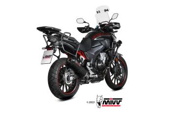 Mivv Oval Carbon met Carbon Endcap Slip-on Einddemper met E-keur Honda CB 500 X 2021 - 2024