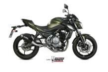 Mivv GP Pro Carbon Compleet Uitlaatsysteem High Mount met E-keur Kawasaki Z650 2017 > 2022