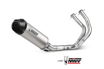 Mivv Titanium Oval Compleet Uitlaatsysteem met E-keur Kawasaki Ninja 650 2017 > 2022