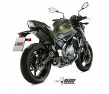 Mivv Delta Race RVS Compleet Uitlaatsysteem met E-keur Kawasaki Z650 2017 > 2023