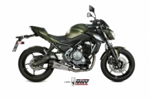 Mivv Delta Race RVS Compleet Uitlaatsysteem met E-keur Kawasaki Z650 2017 > 2023