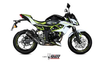 Mivv MK3 Carbon Einddemper zonder E-keur Kawasaki Z125 2019 > 2024