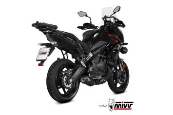 Mivv Oval Carbon Volledig Uitlaatsysteem met E-keur Kawasaki Versys 650 2021 - 2022