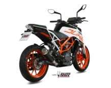 Mivv GP Pro RVS Black Slip-on Einddemper met E-keur KTM Duke 390 2017 > 2020