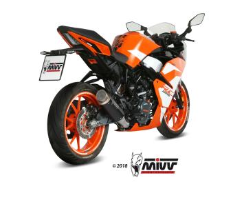 Mivv GP Pro RVS Black Slip-on Einddemper met E-keur KTM RC 125 2017 > 2020