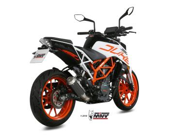 Mivv MK3 Carbon Einddemper zonder E-keur KTM 390 Duke 2017 > 2020