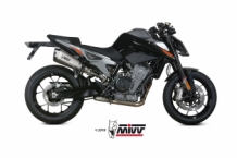 Mivv Delta Race RVS Slip-on Einddemper met E-keur KTM 790 DUKE 2018 > 2020
