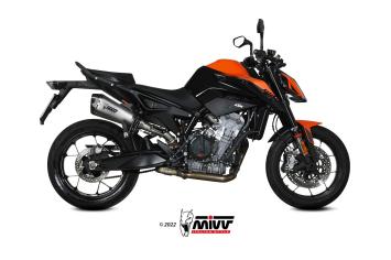 Mivv Delta Race RVS Slip-on Einddemper met E-keur KTM 890 Duke 2020 > 2024