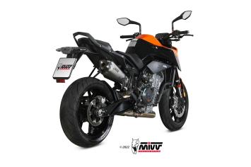 Mivv Delta Race RVS Slip-on Einddemper met E-keur KTM 890 Duke 2020 > 2024