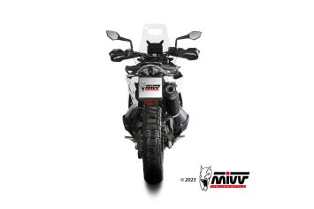 Mivv Oval Carbon met carbon Endcap Einddemper met E-keur KTM 790 Adventure / R 2021 - 2024
