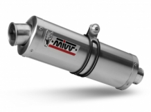 Mivv Oval RVS Slip-on Einddemper met E-keur Suzuki DL V-Strom 1000 / XT 2014 > 2020