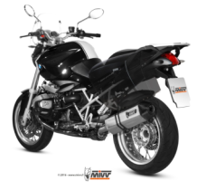 Mivv Speed Edge RVS Slip-on Einddemper met E-keur BMW R 1200 R 2011 > 2014