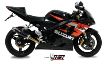 Mivv GP Carbon Bolt-on Einddemper met E-keur Suzuki GSX-R 750 2004 > 2005