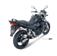 Mivv GP RVS Black Slip-on Einddemper met E-keur Suzuki GSF 650 Bandit 2005 > 2006